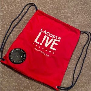 LACOSTE NWOT L!VE promo/speaker backpack